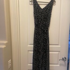 beachlunchlounge Black and White Midi Dress